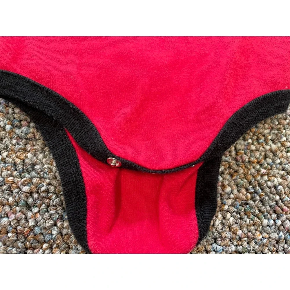 Disney Baby Boys Red Mickey Mouse Bodysuit 3-6M